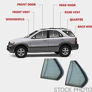 1989 Toyota 4runner Door Vent Glass, Front, Passenger Side