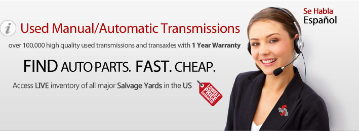 
      Used manual/automatic transmissions. Over 100,000 high quality used transmissions and transaxles with 1-year warranty
   